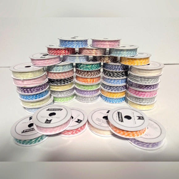 Other - Assorted Baker's Twine Mini Ribbon Rolls (45pc)